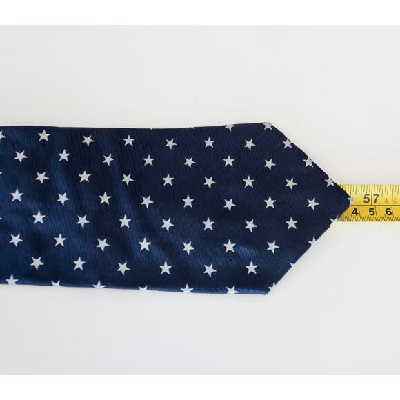 VTG 90s Tommy Hilfiger Stars Stripes Silk Tie Preppy Business Americana Grandpa - Picture 13 of 15